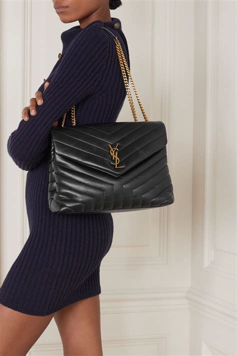 blue ysl lou bag|loulou quilted leather YSL Bag.